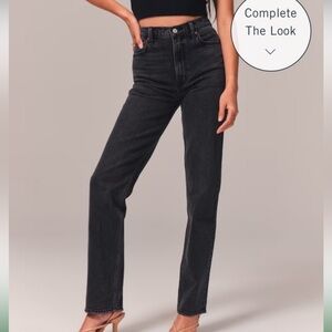 29L Abercrombie Ultra high rise 90s straight jean